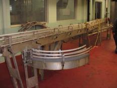 Stainless Steel Bottle Conveyor 3 1/4 and 4 1/2