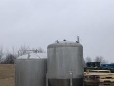 800 USG stainless steel tank 14.7 psig